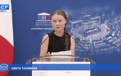 ECOLOGIE ACTIVE :  A L&rsquo;ASSEMBLEE NATIONALE GRETA THUNBERG  EN APPELLE AUX HOMMES ET FEMMES DE BONNE VOLONTE