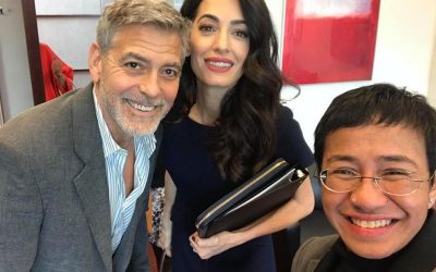 AMAL CLOONEY AVOCATE REUNIT UNE EQUIPE DE JURISTES INTERNATIONAUX POUR DEFENDRE MARIA RESSA JOURNALISTE PHILIPPINE