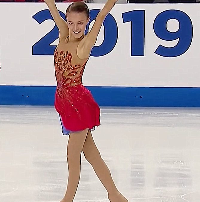 ANNA SHCHERBAKOVA  DU SUBLIME ON ICE  A VOL D&rsquo;OISEAU DE LA CITE DES ANGES