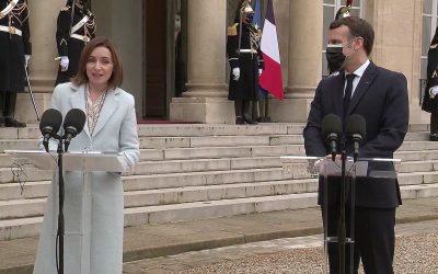 MOLDAVIE : MAIA SANDU REÇUE À L’ELYSÉE
