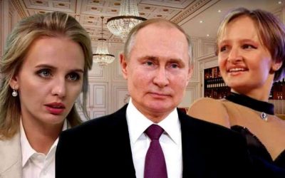 LES DEUX FILLES DE VLADIMIR  POUTINE DANS  LE COLLIMATEUR