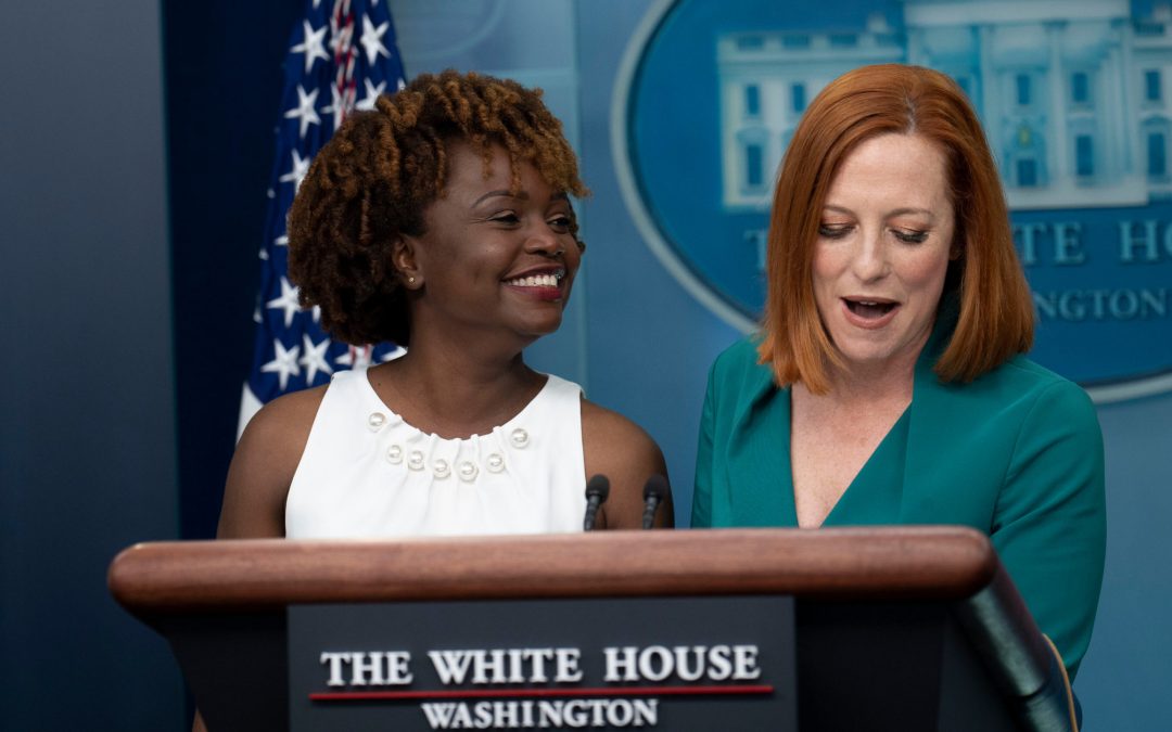 JOE BIDEN NOMME KARINE JEAN-PIERRE PORTE-PAROLE DE LA MAISON BLANCHE