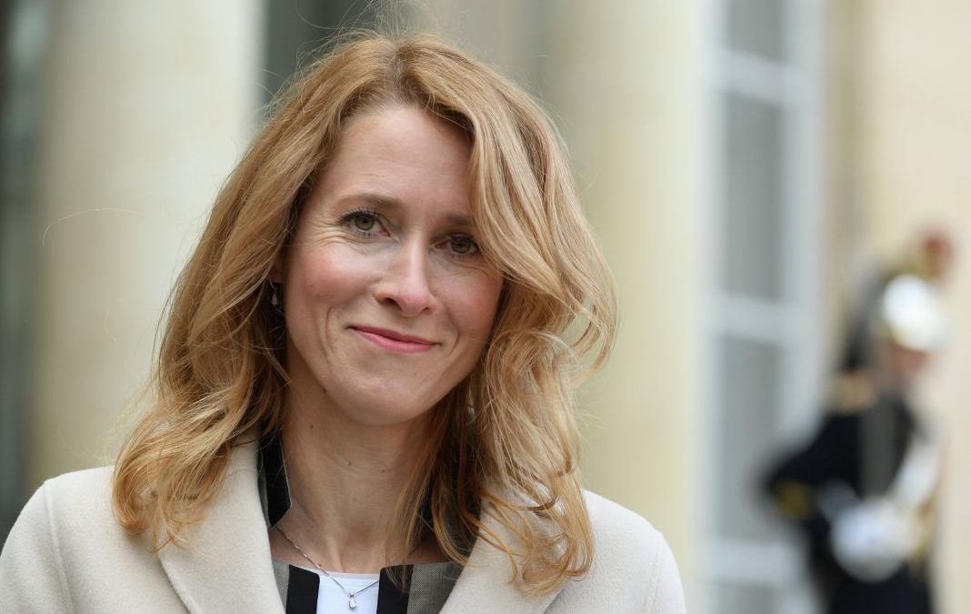 FACE À L&rsquo;OFFENSIVE RUSSE EN UKRAINE KAJA KALLAS PREMIERE MINISTRE D&rsquo;ESTONIE FAIT FRONT
