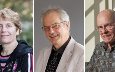 TROIS SCIENTIFIQUES DONT UNE FEMME  PRIX NOBEL DE CHIMIE