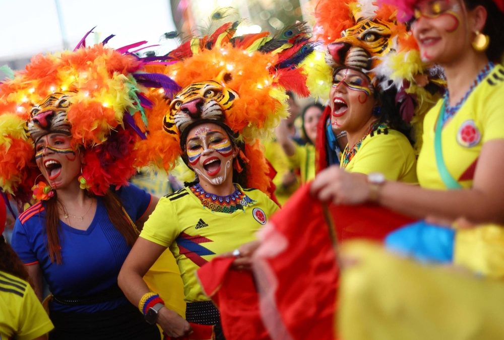 COUPE DU MONDE FÉMININE DE FOOTBALL ET EXPLOSION DE JOIE DES FANS COLOMBIENNES
