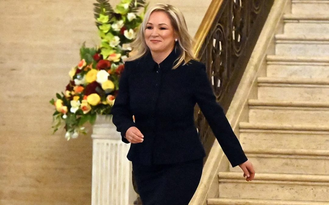 MICHELLE O&rsquo;NEILL MARCHE POUR UN VRAI CHANGEMENT EN IRLANDE DU NORD